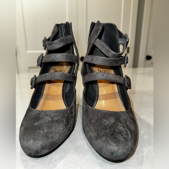 Gray suede Heels - Picture 3 of 4